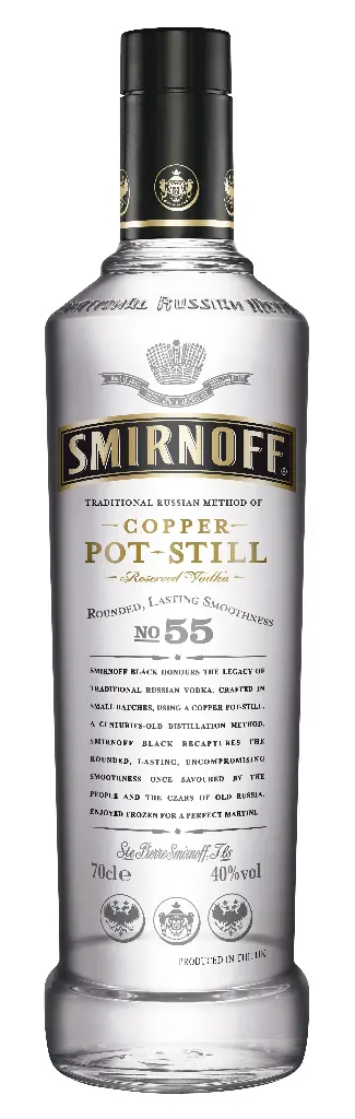 Smirnoff Black Label Vodka 1L