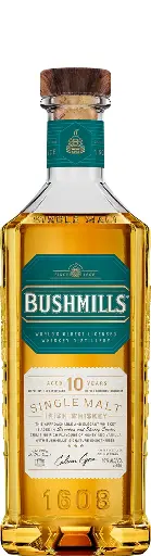 Whisky Bushmills Single Malt 10 Años 70cl